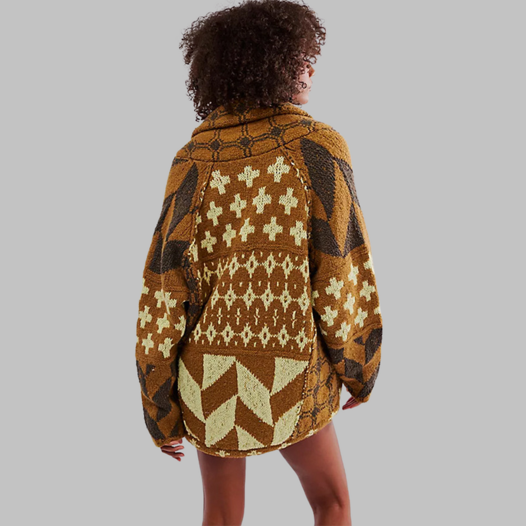 Noelle | Oversized Button Knit Cardigan