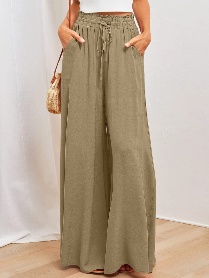 Drunel | Pantaloni palazzo a gamba ampia