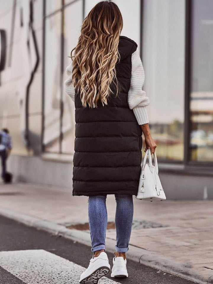 Elowen | Gilet trapuntato elegante al ginocchio