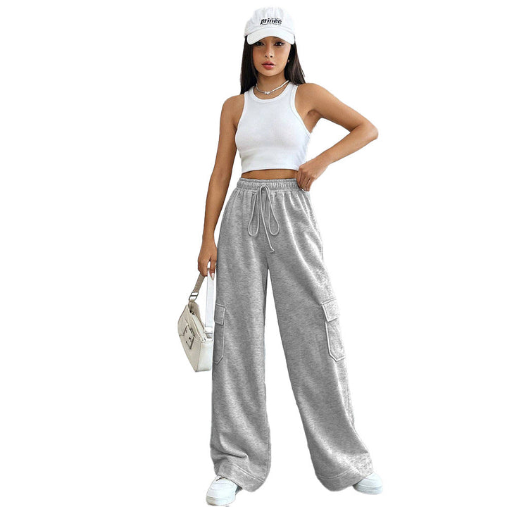Drunelle | Pantaloni cargo casual a gamba ampia