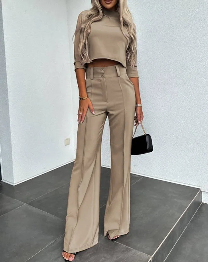 Norelle | Completo elegante a due pezzi dalla vestibilità aderente