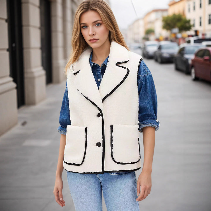 Zarelle | Gilet bouclé alla moda