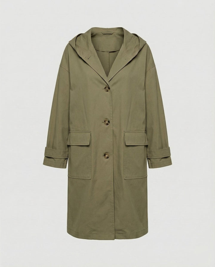 Freya | Women's Timeless Waterproof Hooded Trench Coat