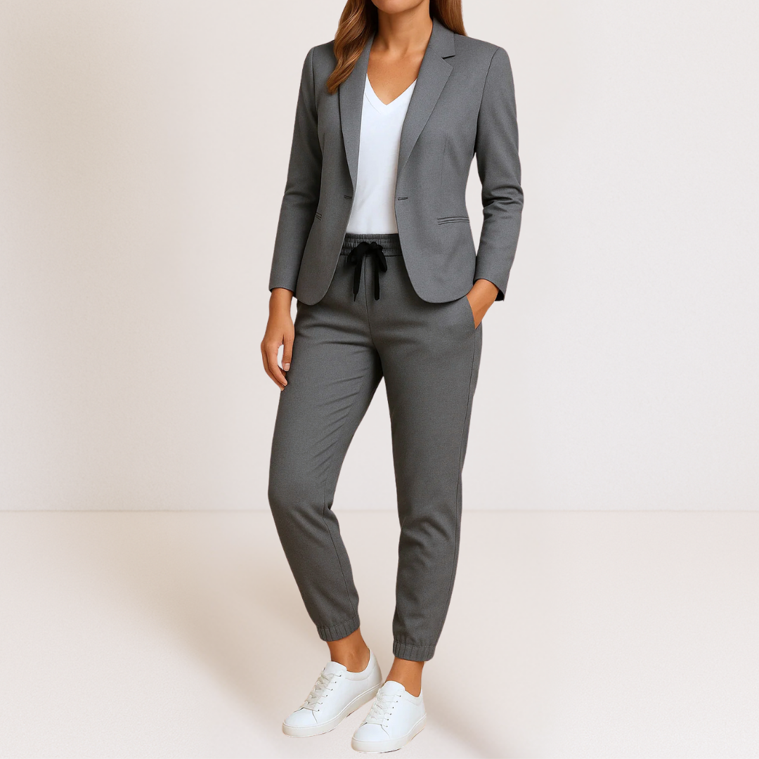 Elena | Completo elegante da donna con blazer e jogger affusolati