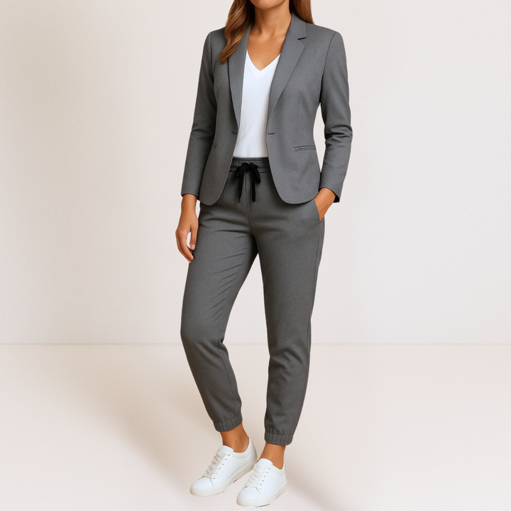 Elena | Completo elegante da donna con blazer e jogger affusolati