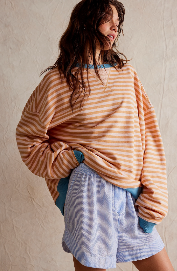 Amelia | Striped Oversized Sweater – Cozy Style for Women