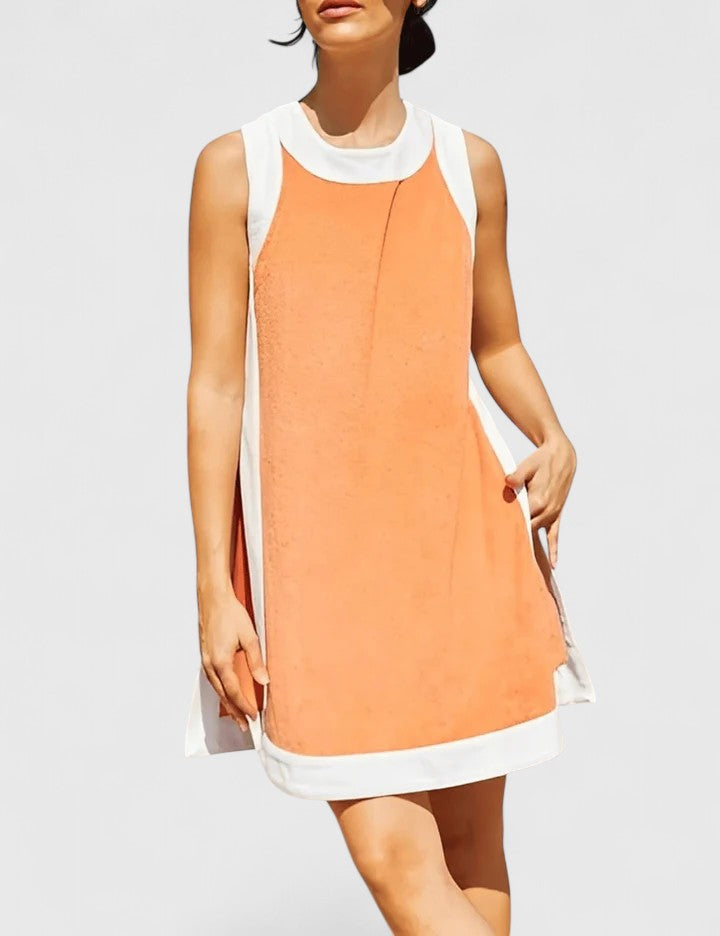 Amélie | Colourblock Sleeveless Shift Dress