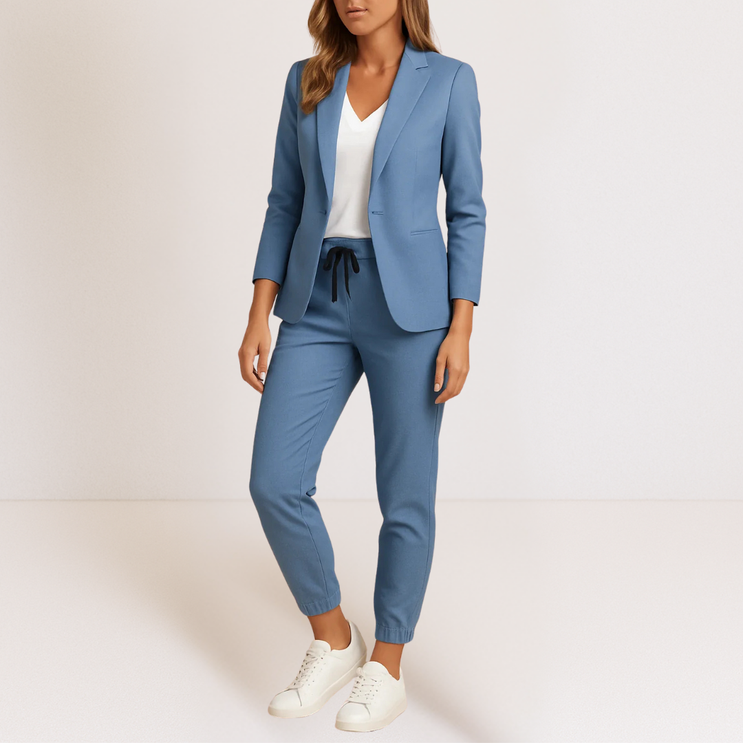 Elena | Completo elegante da donna con blazer e jogger affusolati