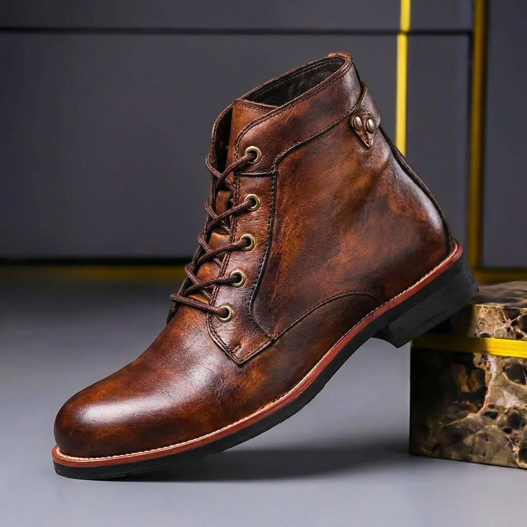 Brooks | Stivali Vintage in Pelle Retrò