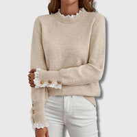 Aveline | Elegant Lace Detail Women’s Sweater