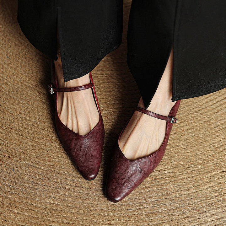 Valerisse | Mules in pelle con punta affusolata
