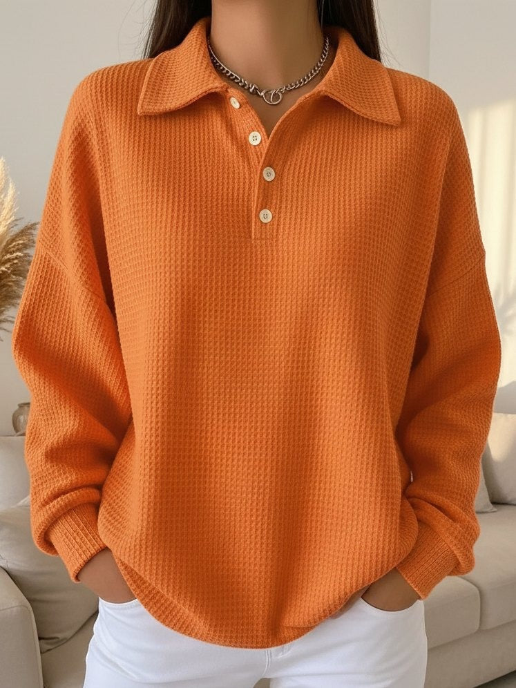 Brooke | Polo Collar Knit Sweater