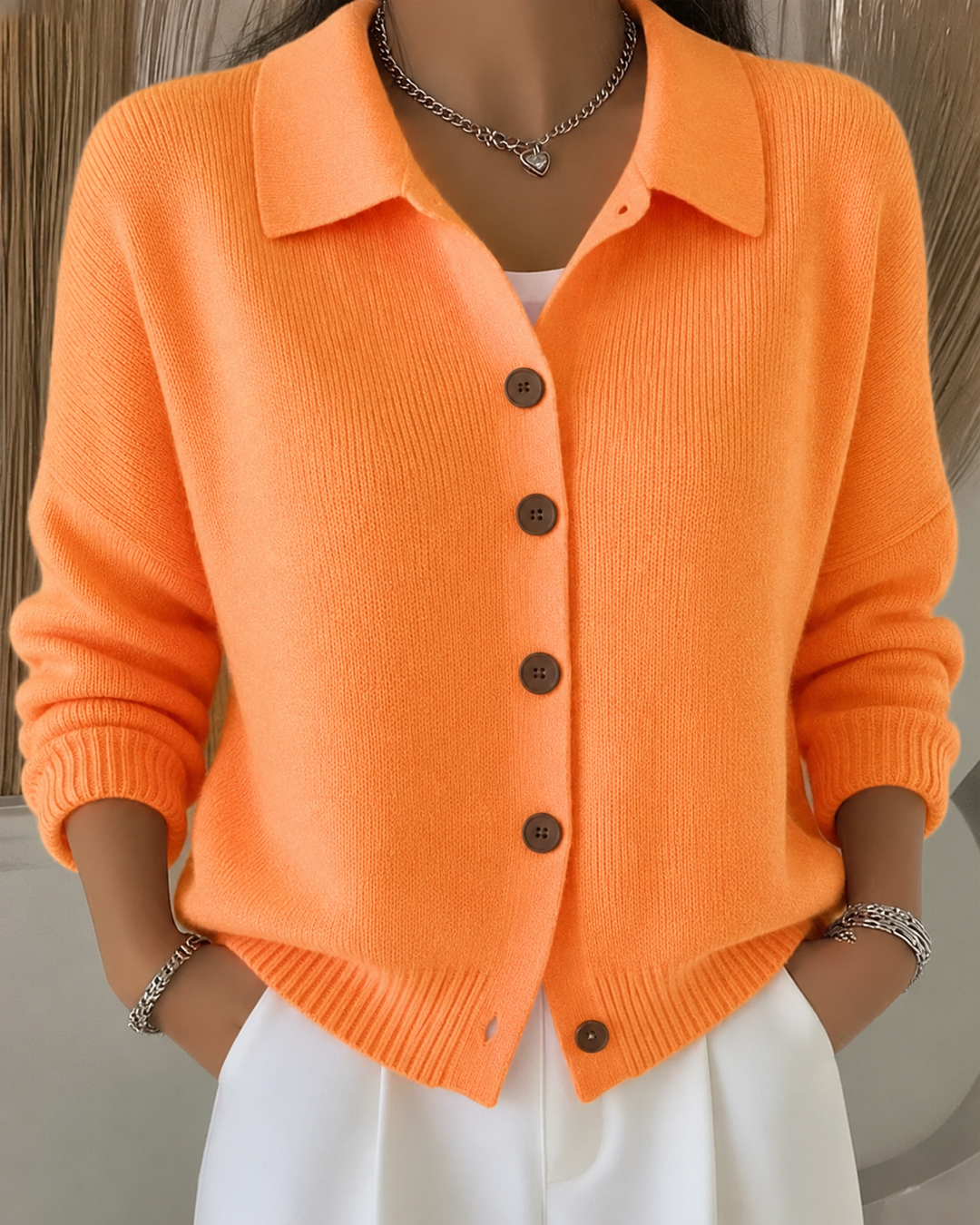 Amelie | Classic Button-Up Women’s Cardigan