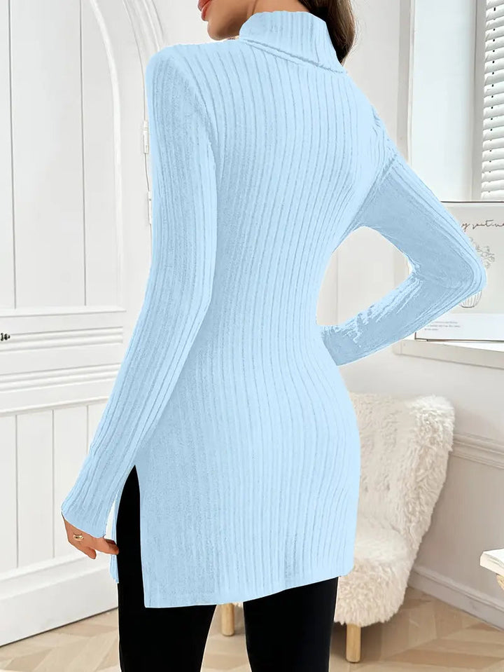 Sarah | Slim Fit Sweater – Elegant Long Sleeve Style for Women
