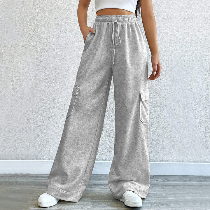 Drunelle | Pantaloni cargo casual a gamba ampia
