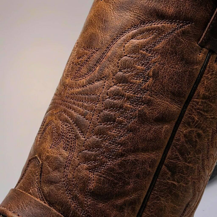 Wesley | Stivali vintage in vera pelle
