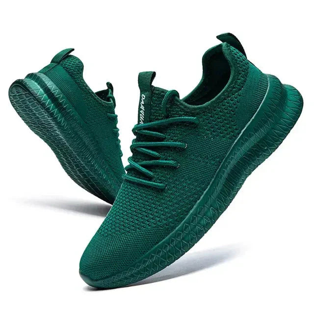 Revelin | Men's Elegant Ergonomic Black Orthopedic Sneakers