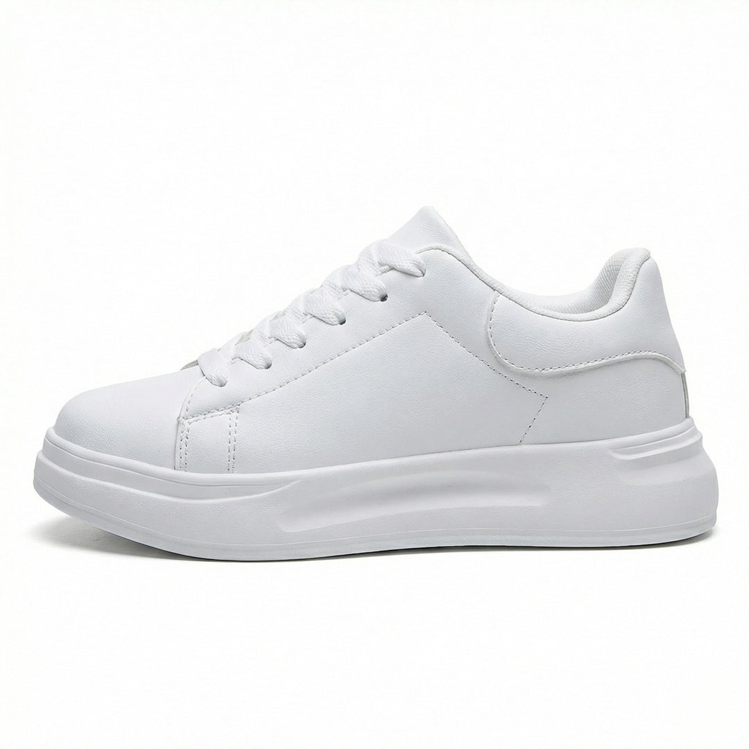 Aurelia | Sneakers ortopediche bianche con lacci e di sostegno da donna