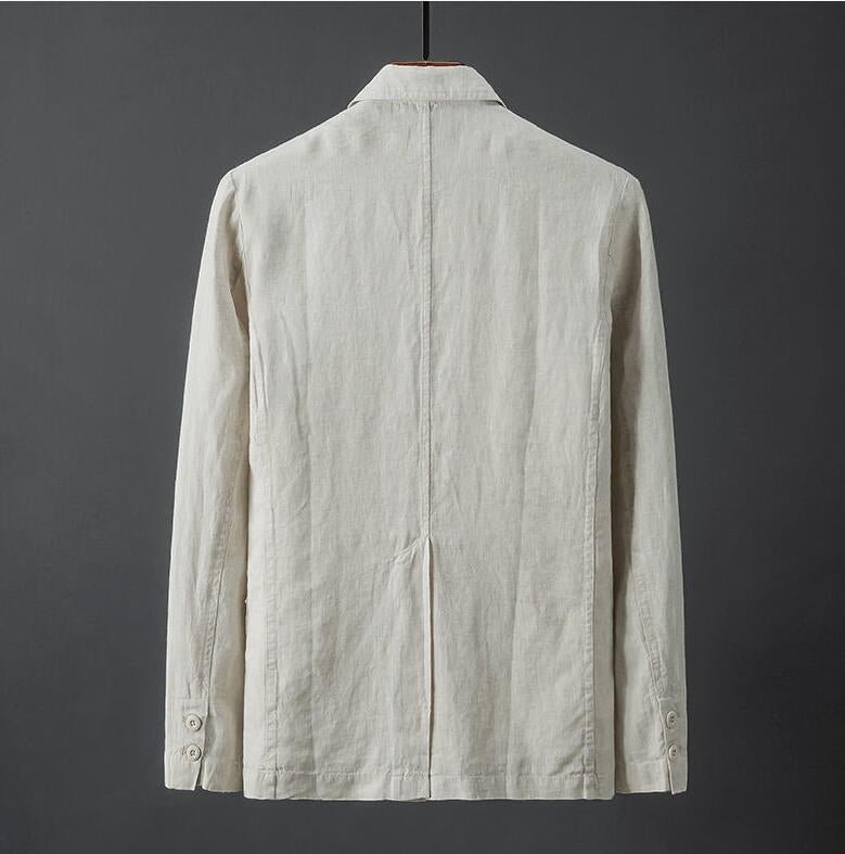 Julian | Blazer in lino dalla vestibilità morbida e dallo stile intramontabile