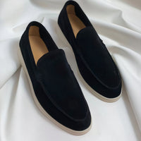Madeleine | Hochwertige Damen-Loafer aus Kalbsveloursleder