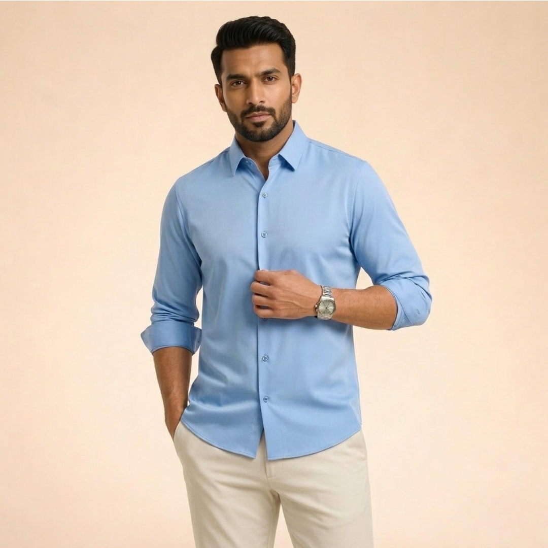 Jonathan | Classic long-sleeved shirt for men