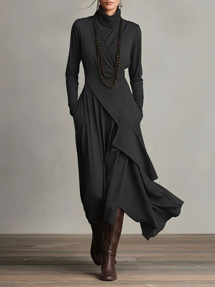 Luisa | Maxi Dress – Elegant Asymmetrical Style for Women