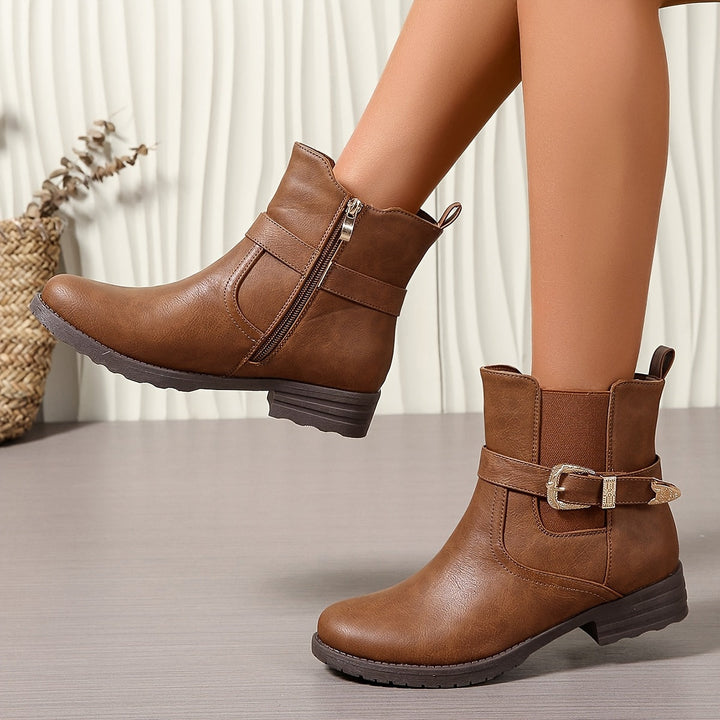 Aurelia | Stivaletto western elegante da donna con fibbia