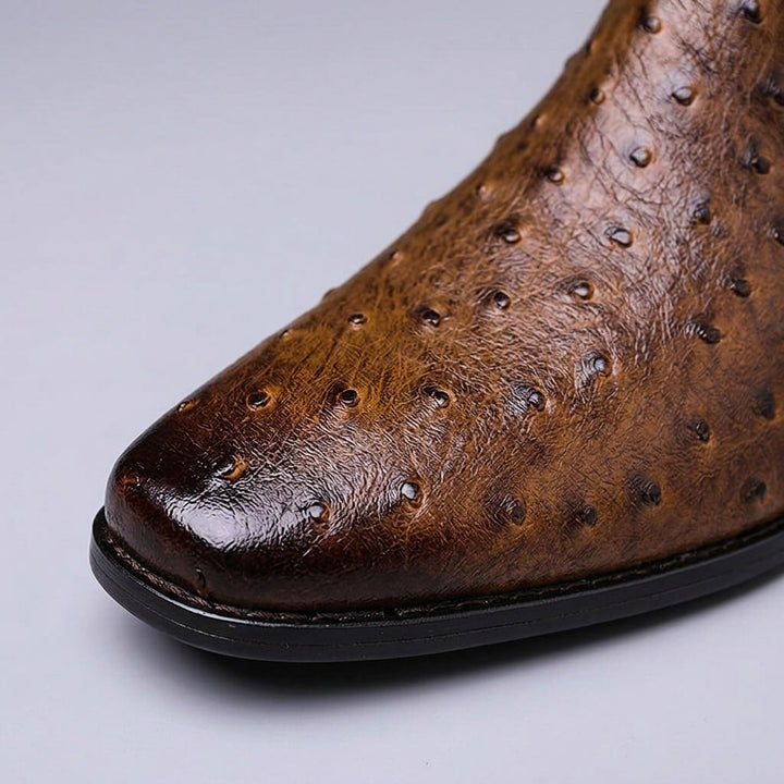Sterling | Vintage-Stiefel aus Straußenleder
