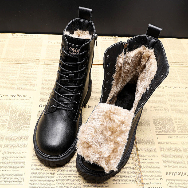 Chloe | Comfortable And Warm Contemporary Leather Boots