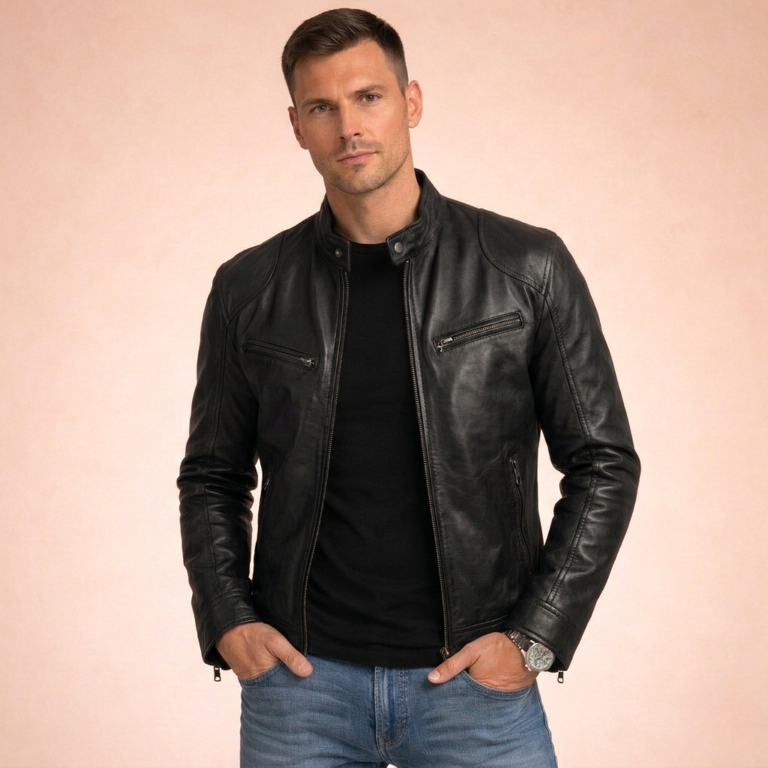 William | Comfortable & Timeless Leather Jacket