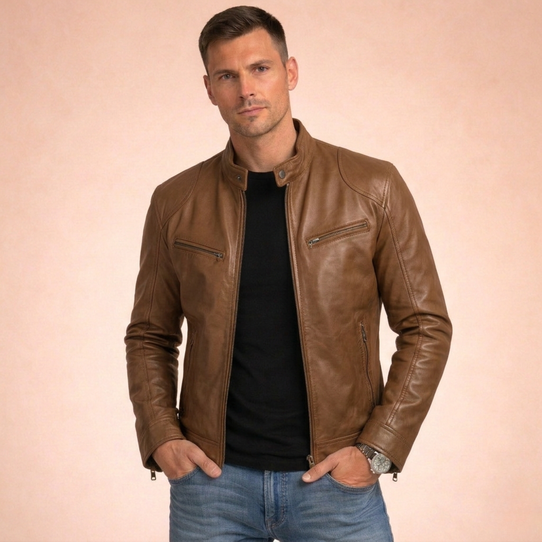 William | Comfortable & Timeless Leather Jacket
