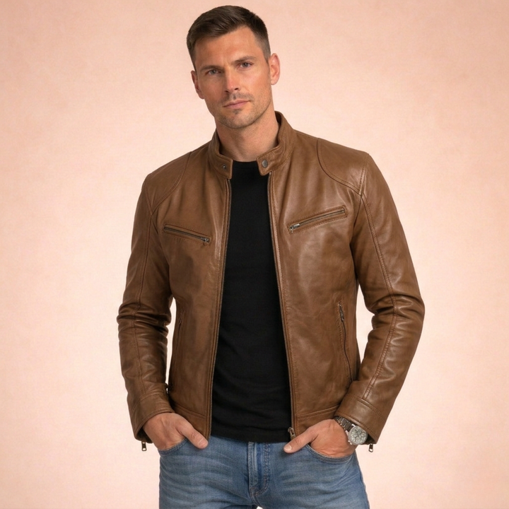 William | Comfortable & Timeless Leather Jacket