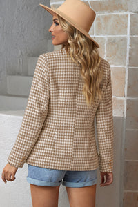Drunelle | Blazer doppiopetto da donna con motivo pied de poule