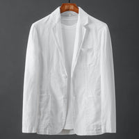 Julian | Blazer in lino dalla vestibilità morbida e dallo stile intramontabile