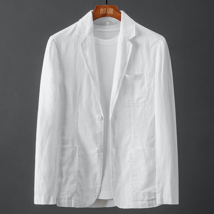 Julian | Blazer in lino dalla vestibilità morbida e dallo stile intramontabile