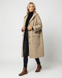 Freya | Women's Timeless Waterproof Hooded Trench Coat