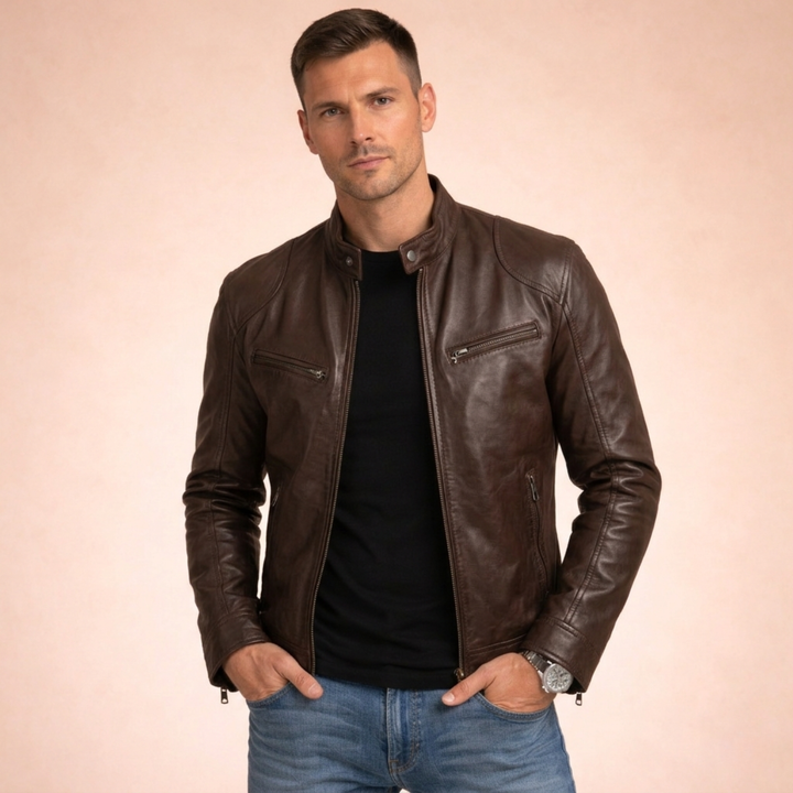 William | Comfortable & Timeless Leather Jacket