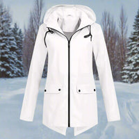 Iris | Elegante wasserdichte Regenjacke mit Kapuze für Damen