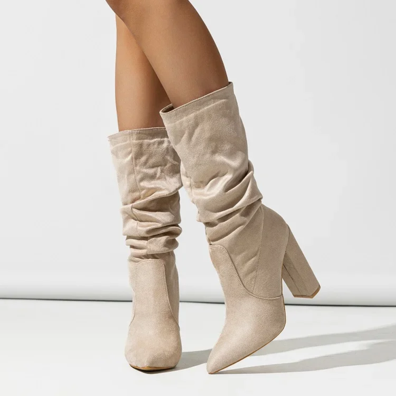 Herbst | Lässige Stiefel bis zur Mitte der Wade