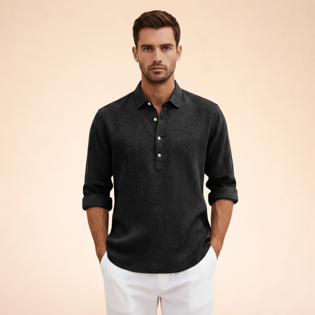 Luca | Linen Summer Polo