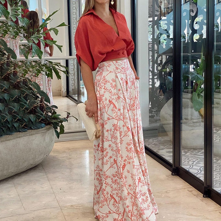 Isadora | Elegantes Blumenmuster-Set