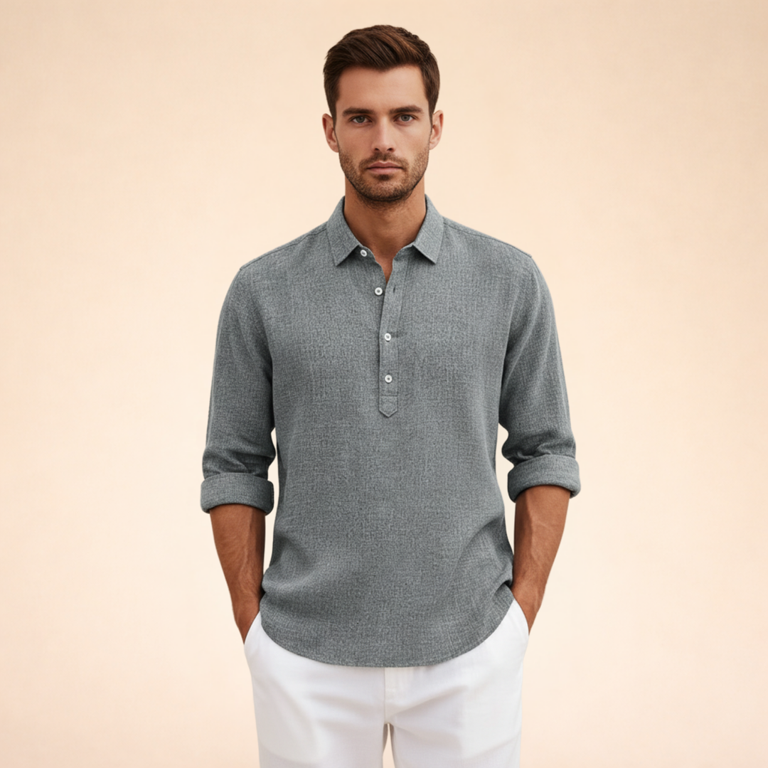 Luca | Linen Summer Polo