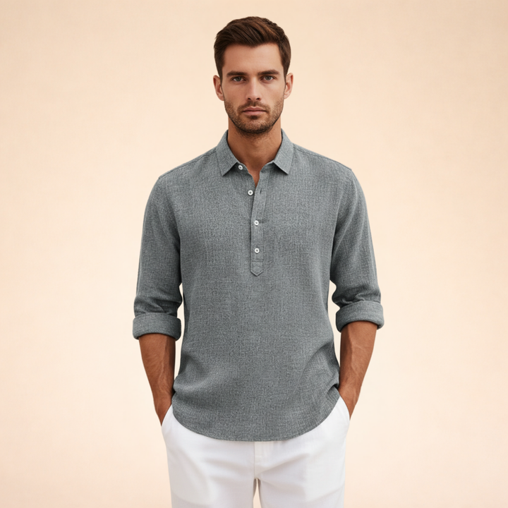 Luca | Linen Summer Polo