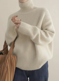 Selene | Eleganter Damen-Rollkragenpullover