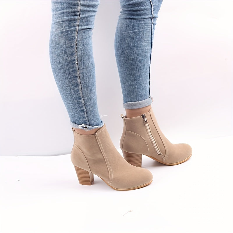Kezia | Stilvolle Ankle Boots für Damen mit Blockabsatz