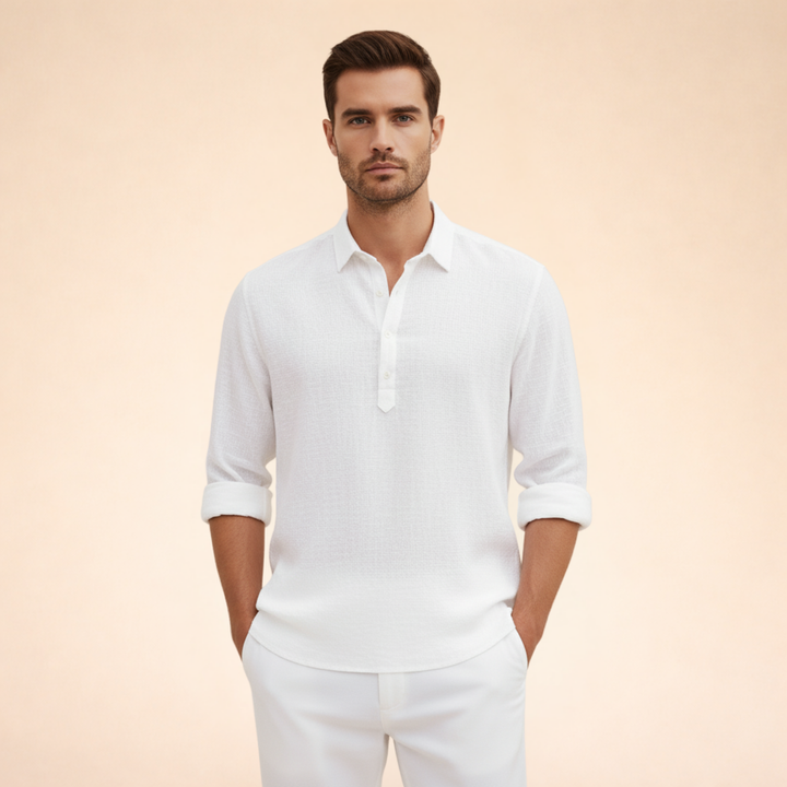 Luca | Linen Summer Polo
