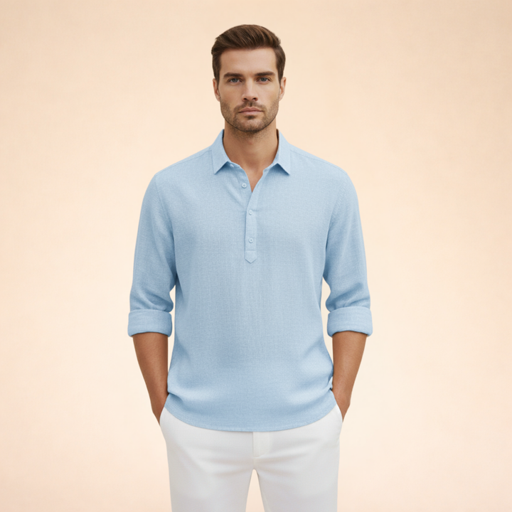 Luca | Linen Summer Polo