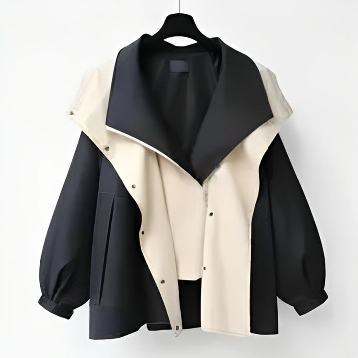 Dahlia | Stilvoller Oversize-Trenchcoat für Damen, wasserdicht