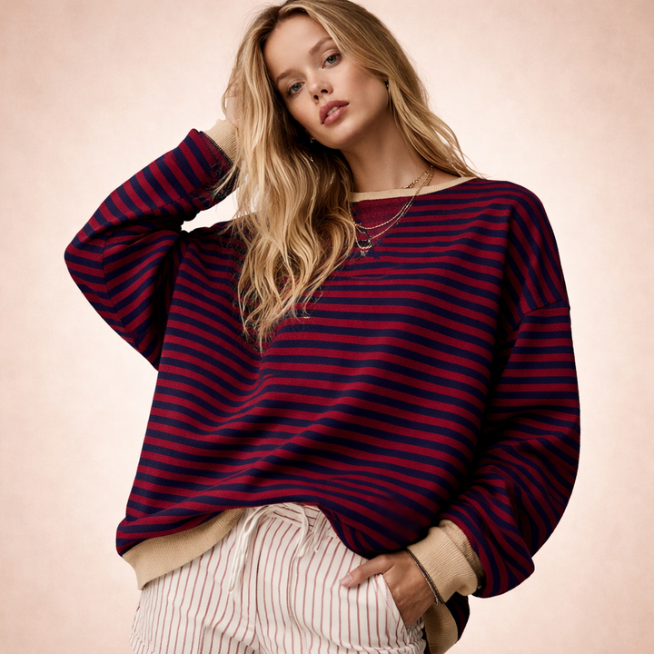 Elena | Trendy and Cozy Oversized Women's Sweatshirt