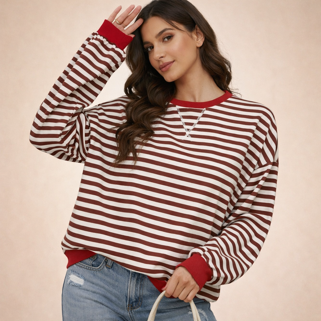 Elena | Trendy and Cozy Oversized Women's Sweatshirt